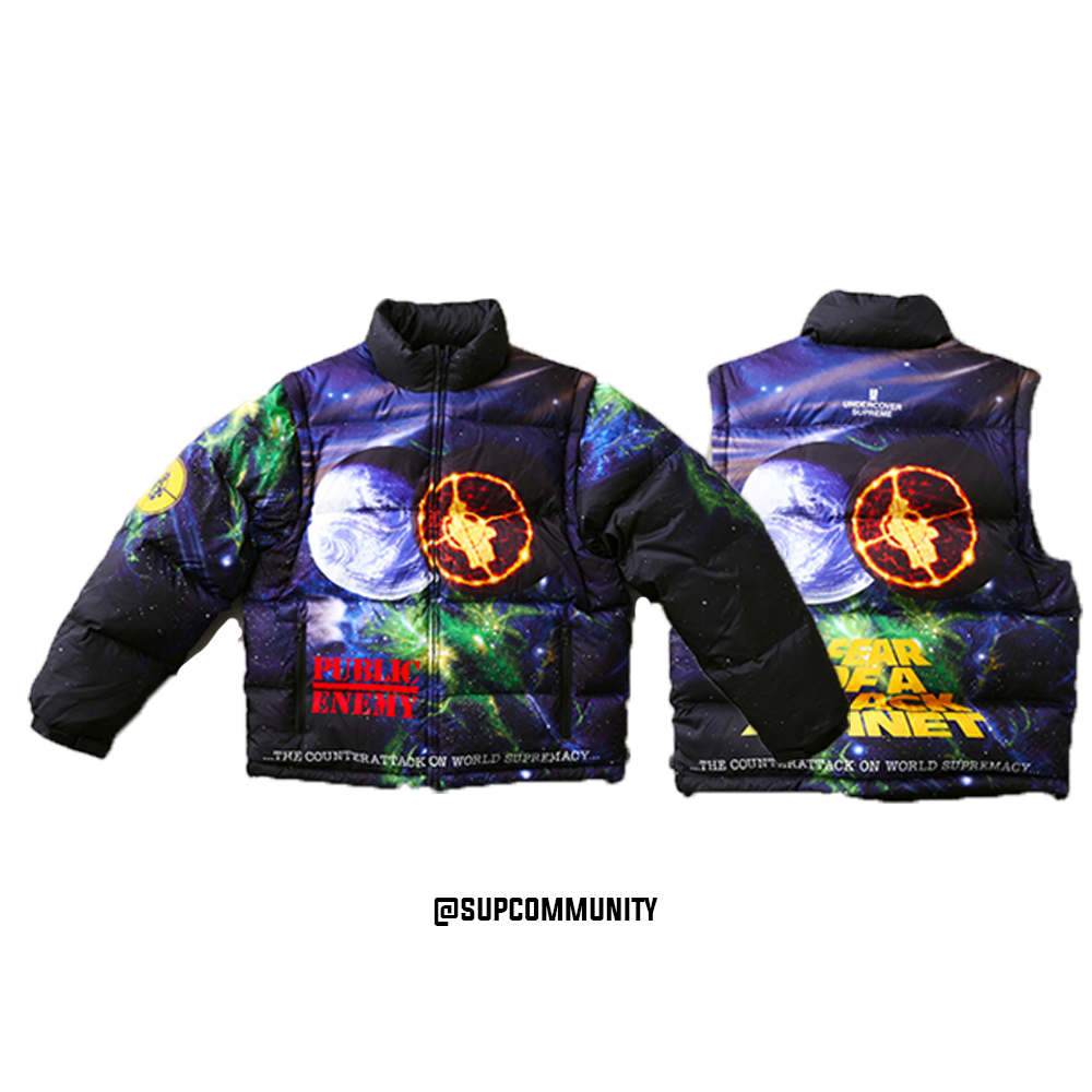 Details Supreme Supreme®/UNDERCOVER/Public Enemy Puffy Jacket - Supreme