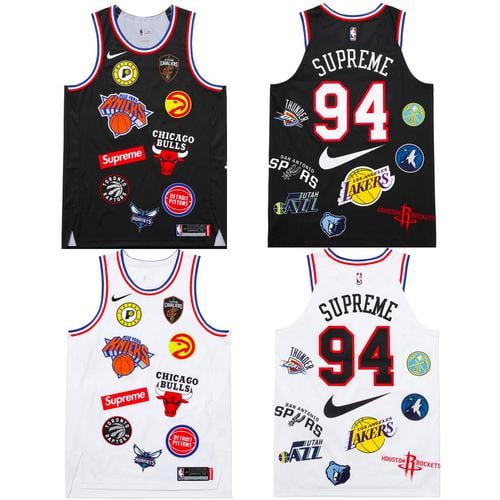 Supreme Supreme Nike NBA Teams Authentic Jersey released during spring summer 18 season