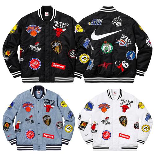 Supreme Supreme Nike NBA Teams Warm-Up Jacket releasing on Week 3 for spring summer 2018