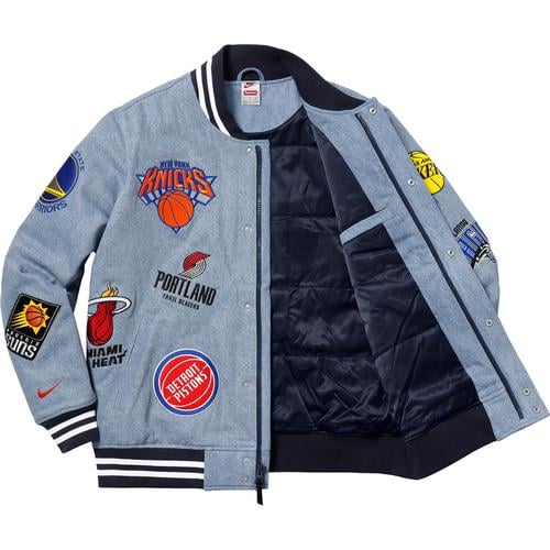 Details on Supreme Nike NBA Teams Warm-Up Jacket None from spring summer 2018 (Price is $328)