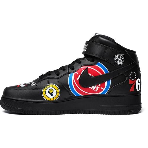 Details on Supreme Nike NBA Teams Air Force 1 Mid None from spring summer
                                                    2018 (Price is $165)