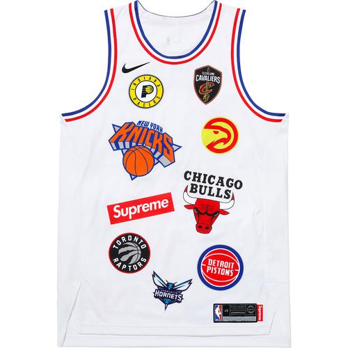 Details on Supreme Nike NBA Teams Authentic Jersey None from spring summer
                                                    2018 (Price is $228)