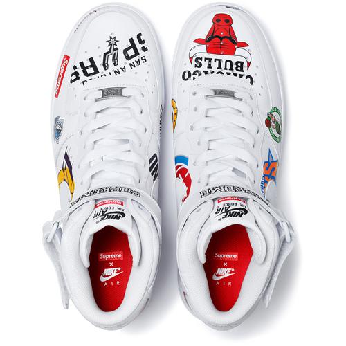 Details on Supreme Nike NBA Teams Air Force 1 Mid None from spring summer
                                                    2018 (Price is $165)