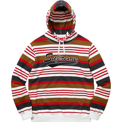 Details on Striped Hooded Sweatshirt None from spring summer 2018 (Price is $148)