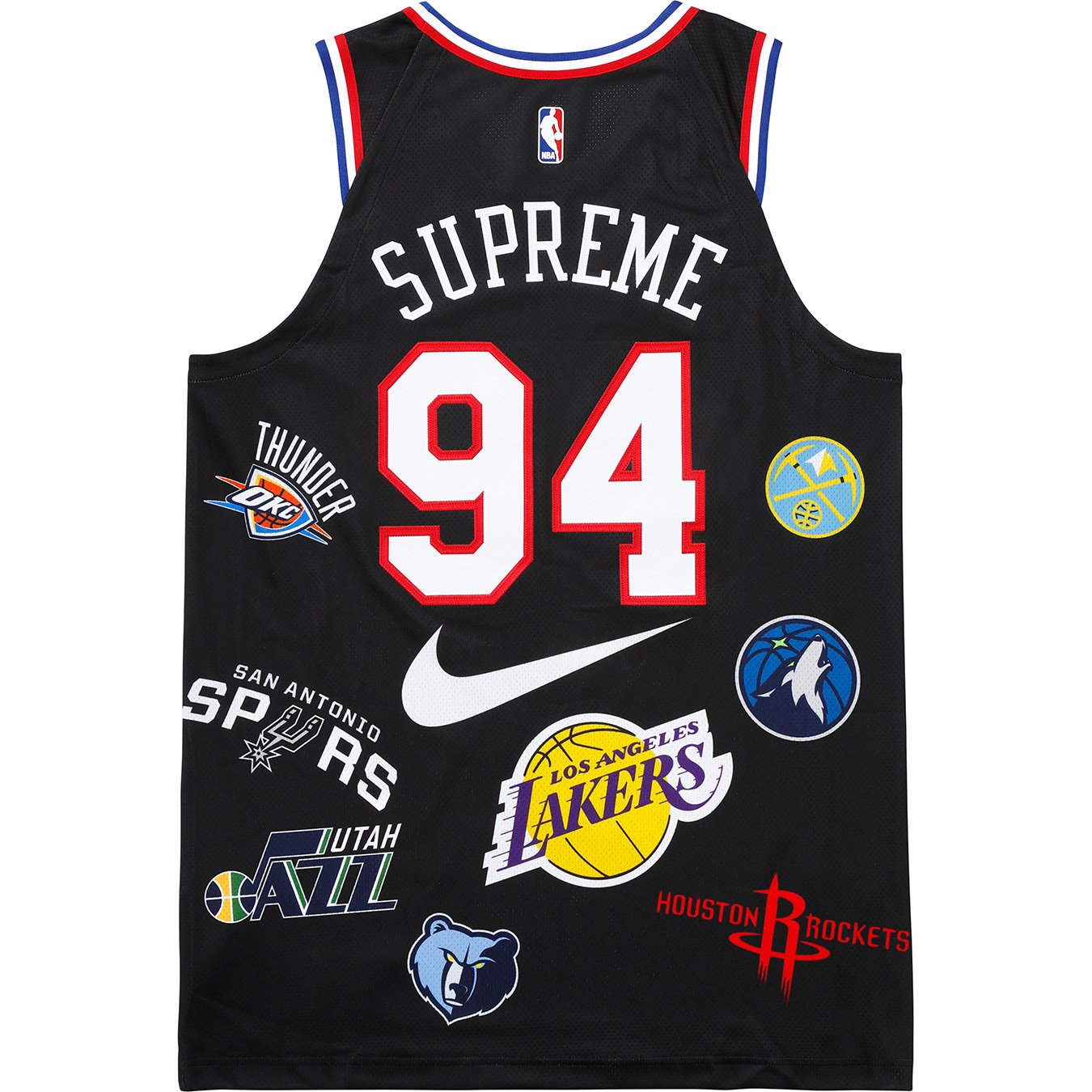 supreme✖️NIKE NBA Teams Authentic Jersey