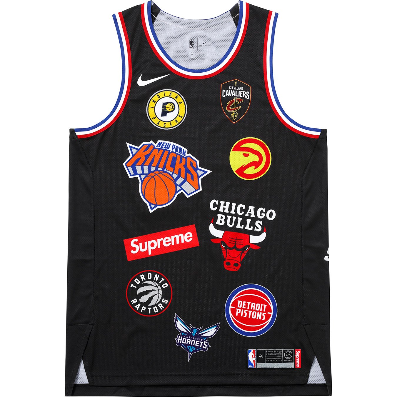 💥 Summer 2018 Nike Supreme NBA Jersey - 100% Authentic Black