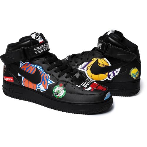 Details on Supreme Nike NBA Teams Air Force 1 Mid None from spring summer
                                                    2018 (Price is $165)