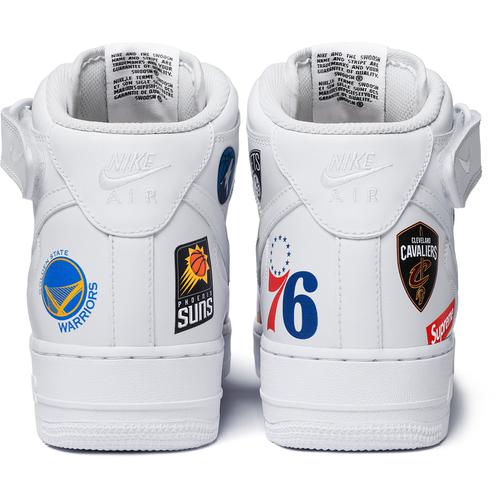 Details on Supreme Nike NBA Teams Air Force 1 Mid None from spring summer
                                                    2018 (Price is $165)