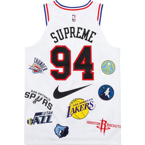 Details on Supreme Nike NBA Teams Authentic Jersey None from spring summer
                                                    2018 (Price is $228)