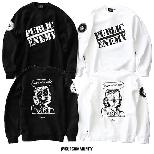 Details on Supreme UNDERCOVER Public Enemy Crewneck Sweatshirt from spring summer
                                            2018 (Price is $168)