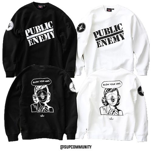 Supreme Supreme UNDERCOVER Public Enemy Crewneck Sweatshirt for spring summer 18 season