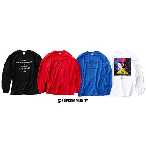 Details on Supreme UNDERCOVER Public Enemy Counterattack L S Tee from spring summer
                                            2018 (Price is $62)