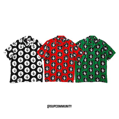 Supreme Supreme UNDERCOVER Public Enemy Rayon Shirt for spring summer 18 season