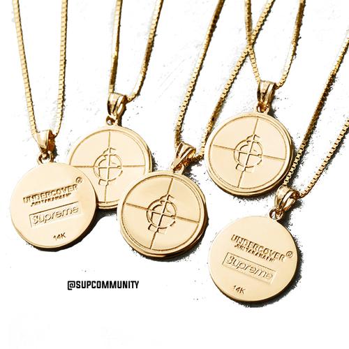 Details on Supreme UNDERCOVER Public Enemy 14K Gold Pendant None from spring summer 2018 (Price is $498)