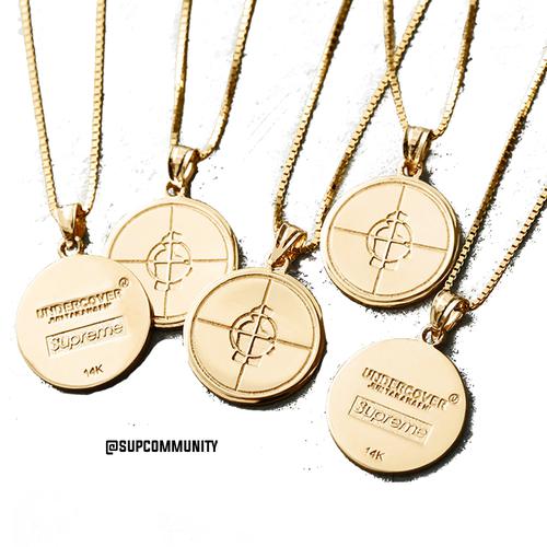 Details on Supreme UNDERCOVER Public Enemy 14K Gold Pendant None from spring summer
                                                    2018 (Price is $498)