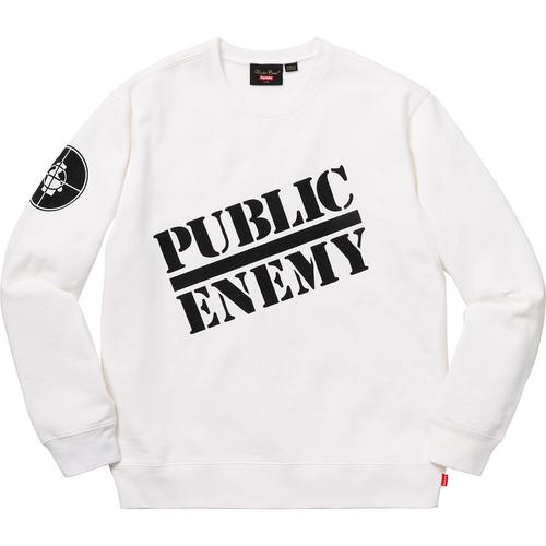 Details on Supreme UNDERCOVER Public Enemy Crewneck Sweatshirt None from spring summer
                                                    2018 (Price is $168)