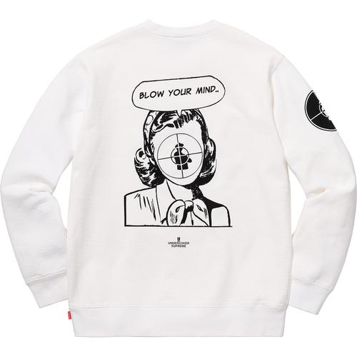 Details on Supreme UNDERCOVER Public Enemy Crewneck Sweatshirt None from spring summer 2018 (Price is $168)
