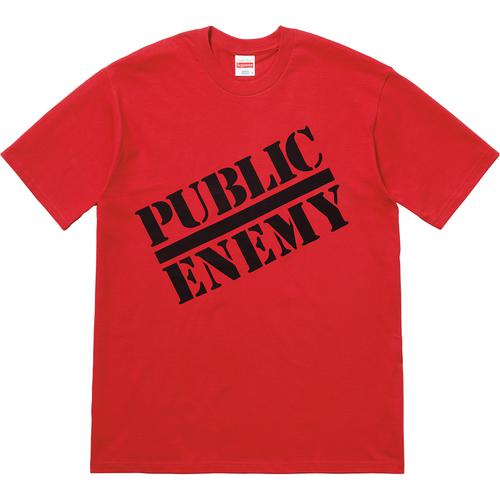 Details on Supreme UNDERCOVER Public Enemy Tee None from spring summer
                                                    2018 (Price is $48)