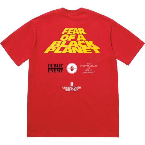 Details on Supreme UNDERCOVER Public Enemy White House Tee None from spring summer
                                                    2018 (Price is $48)