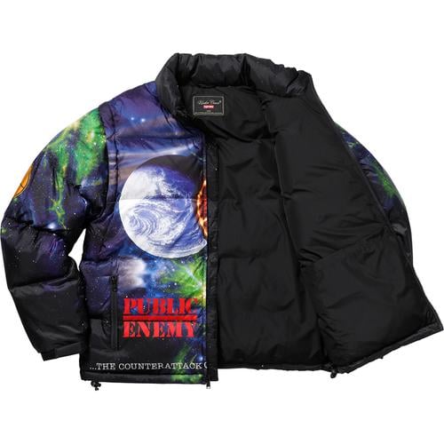 Details on Supreme UNDERCOVER Public Enemy Puffy Jacket None from spring summer
                                                    2018 (Price is $398)