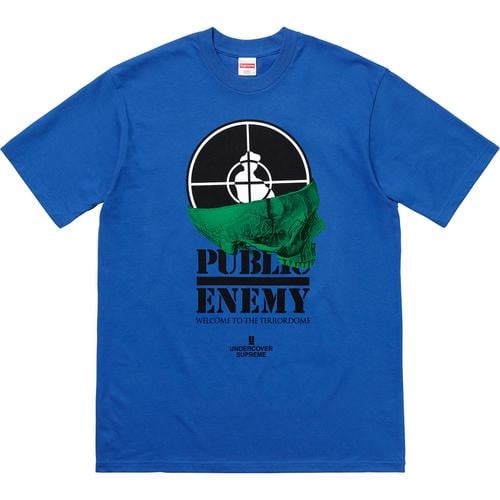 Details on Supreme UNDERCOVER Public Enemy Terrordome Tee None from spring summer 2018 (Price is $48)
