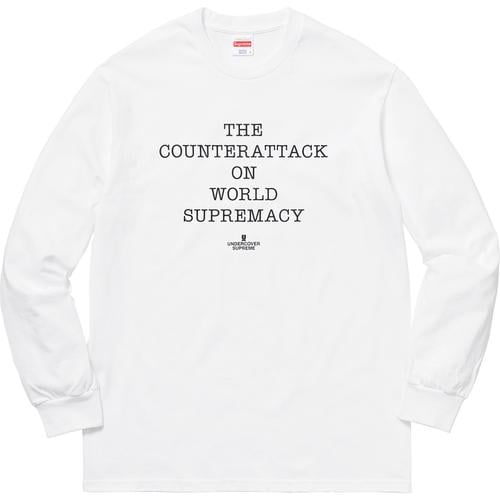 Details on Supreme UNDERCOVER Public Enemy Counterattack L S Tee None from spring summer
                                                    2018 (Price is $62)