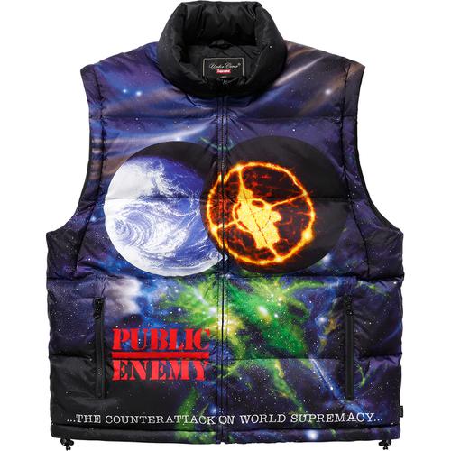 Details on Supreme UNDERCOVER Public Enemy Puffy Jacket None from spring summer 2018 (Price is $398)