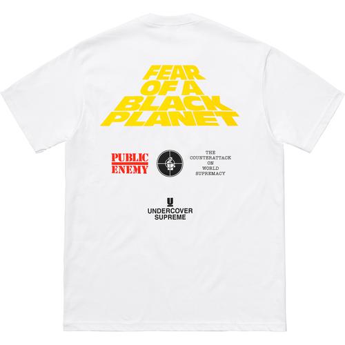 Details on Supreme UNDERCOVER Public Enemy White House Tee None from spring summer
                                                    2018 (Price is $48)