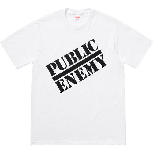 Details on Supreme UNDERCOVER Public Enemy Tee None from spring summer
                                                    2018 (Price is $48)