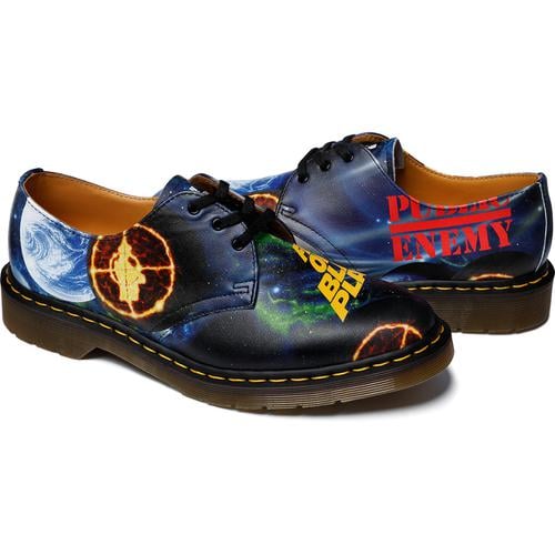 Supreme Supreme UNDERCOVER Dr. Martens Public Enemy 3-Eye Shoe releasing on Week 4 for spring summer 2018