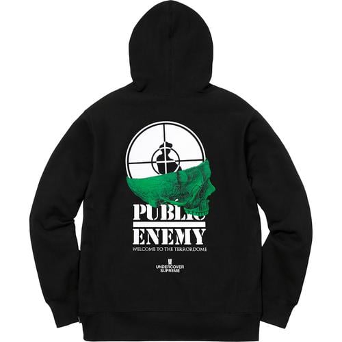 Details on Supreme UNDERCOVER Public Enemy Terrordome Hooded Sweatshirt None from spring summer
                                                    2018 (Price is $178)