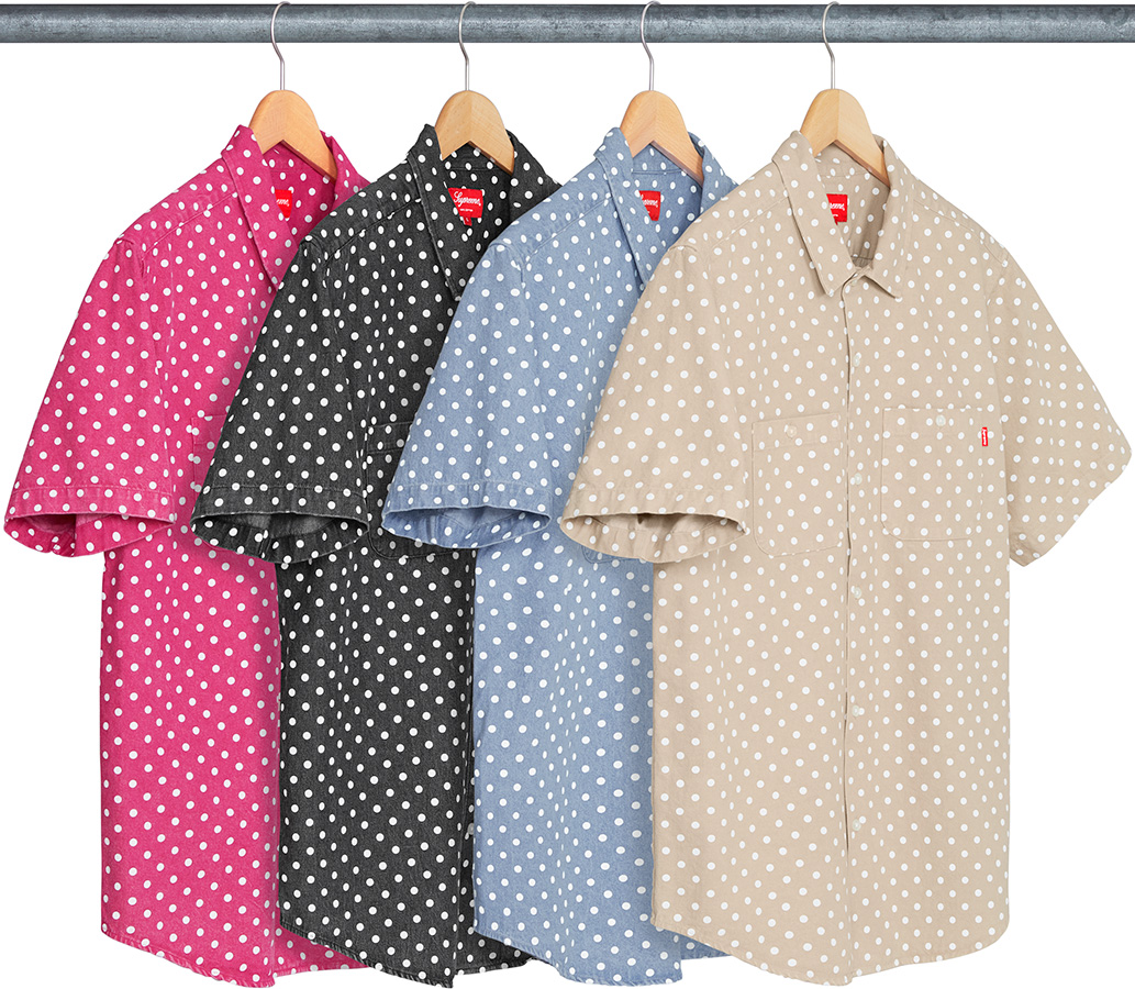 Polka Dot Denim Shirt - spring summer 2018 - Supreme