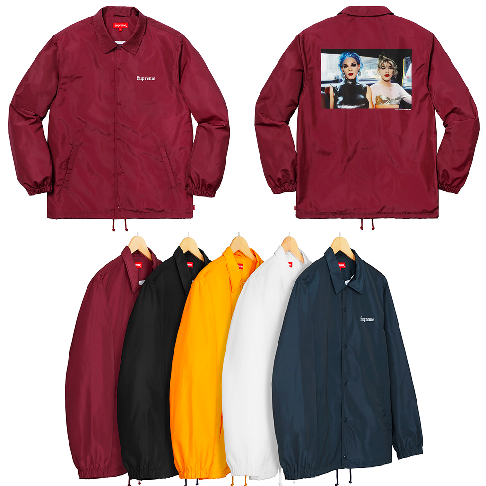 supreme nan goldin coaches jacket