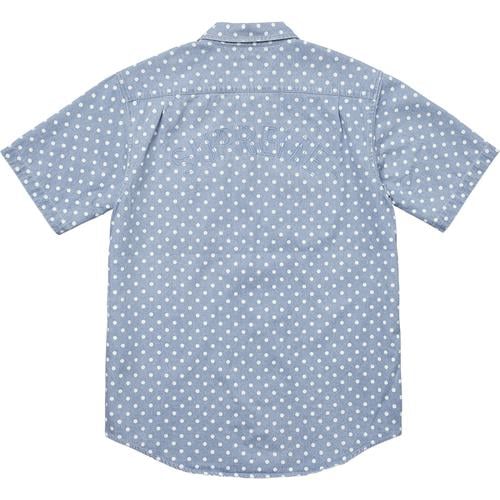 Details on Polka Dot Denim Shirt None from spring summer
                                                    2018 (Price is $128)