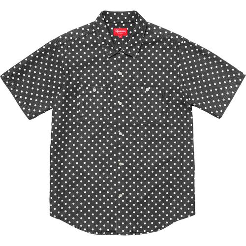 Details on Polka Dot Denim Shirt None from spring summer
                                                    2018 (Price is $128)