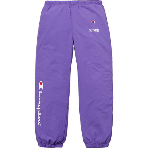 Details on Supreme Champion Track Pant None from spring summer
                                                    2018 (Price is $148)