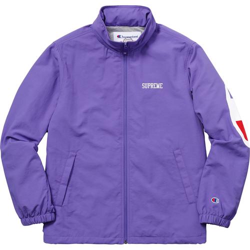 Details on Supreme Champion Track Jacket None from spring summer
                                                    2018 (Price is $188)