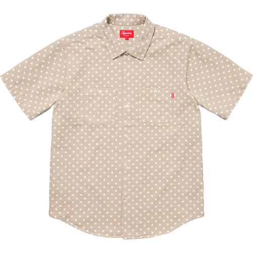 Details on Polka Dot Denim Shirt None from spring summer
                                                    2018 (Price is $128)