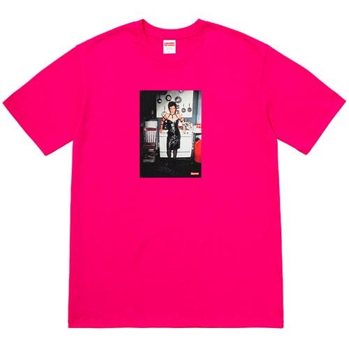 Details on Nan Goldin Supreme Nan as a dominatrix Tee from spring summer 2018 (Price is $48)