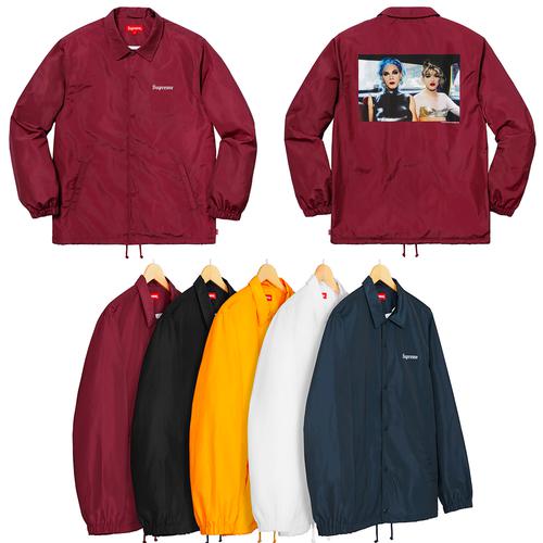 Supreme Nan Goldin Supreme Misty and Jimmy Paulette Coaches Jacket released during spring summer 18 season