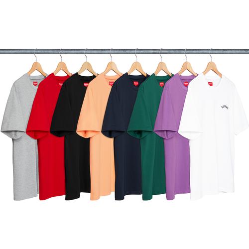 Supreme Mesh Arc Logo Tee for spring summer 18 season