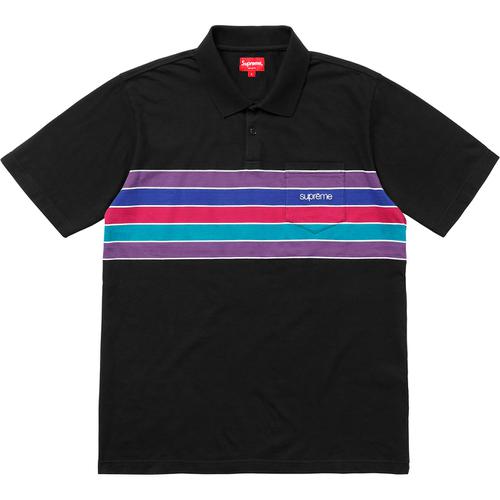 Details on Chest Stripes Polo None from spring summer 2018 (Price is $98)