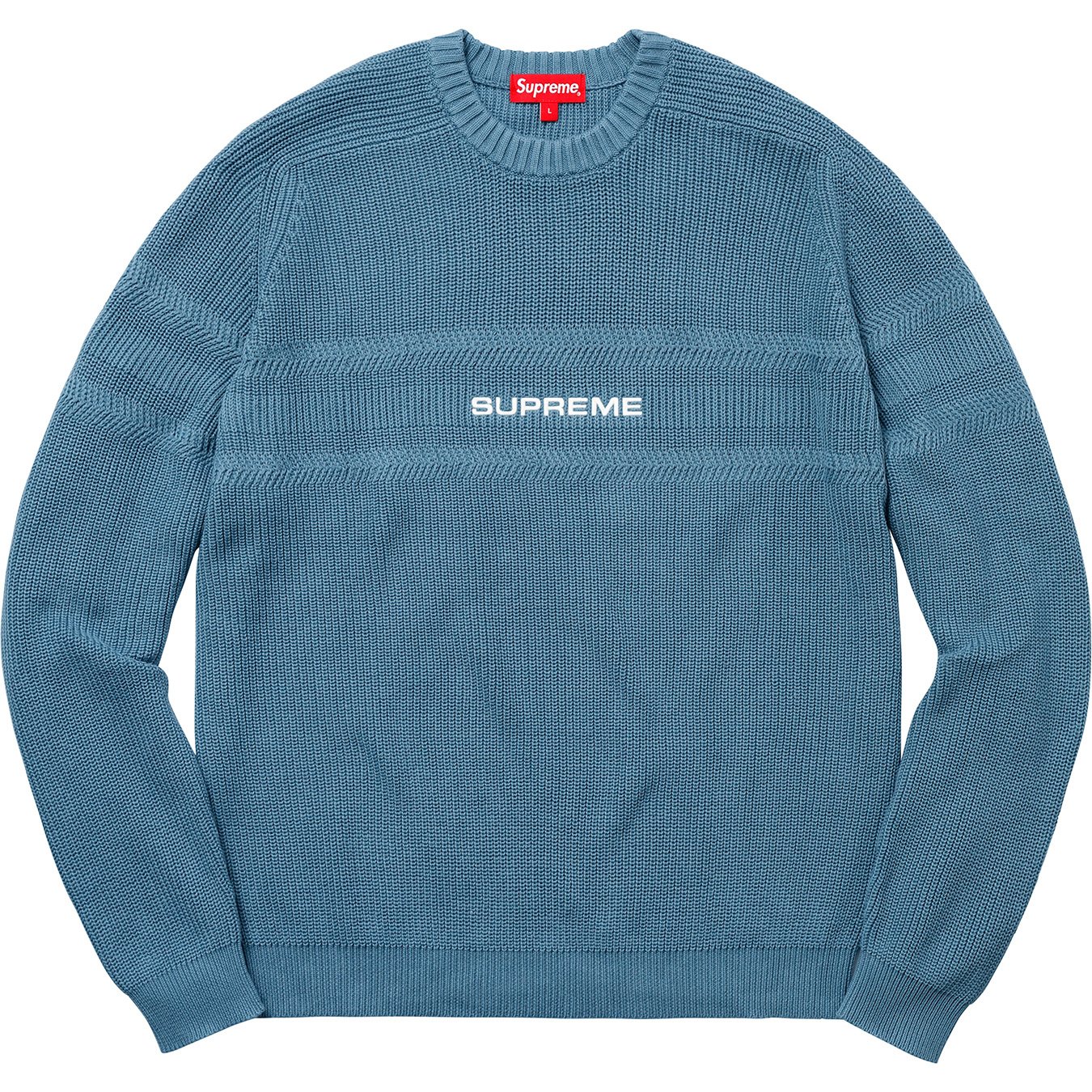 Supreme Chest Stripe Raglan Sweater