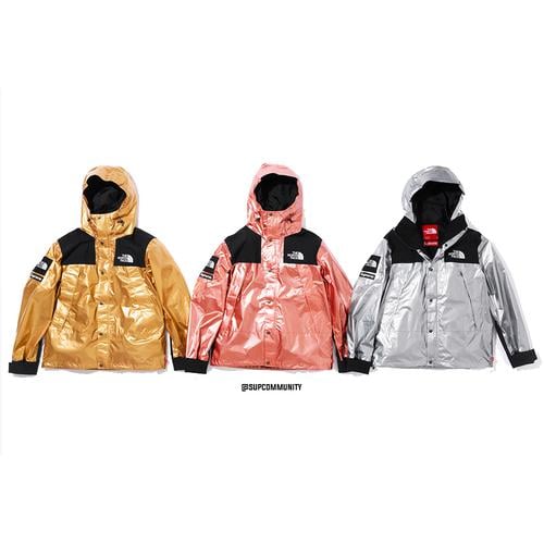Details on Supreme The North Face Metallic Mountain Parka from spring summer 2018 (Price is $388)