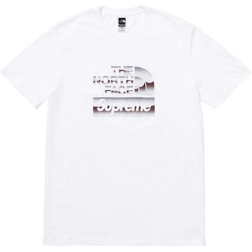 Details on Supreme The North Face Metallic Logo T-Shirt None from spring summer
                                                    2018 (Price is $54)