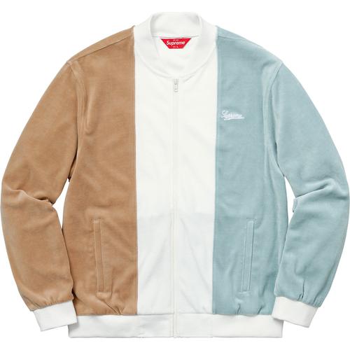 Details on Velour Zip Up Jacket None from spring summer
                                                    2018 (Price is $158)