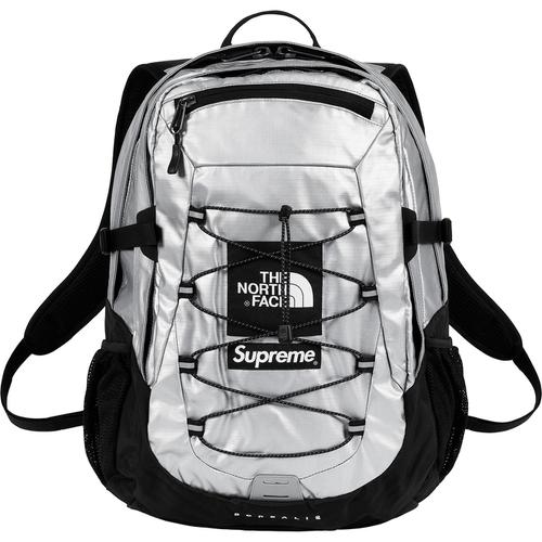 Details on Supreme The North Face Metallic Borealis Backpack None from spring summer
                                                    2018 (Price is $148)