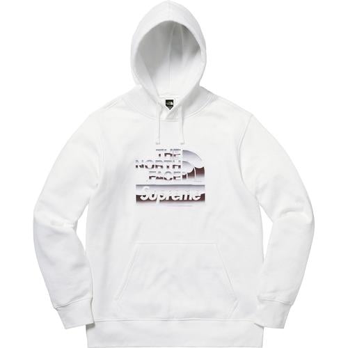 Details on Supreme The North Face Metallic Logo Hooded Sweatshirt None from spring summer 2018 (Price is $138)
