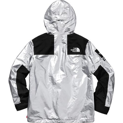 Details on Supreme The North Face Metallic Mountain Parka None from spring summer 2018 (Price is $388)