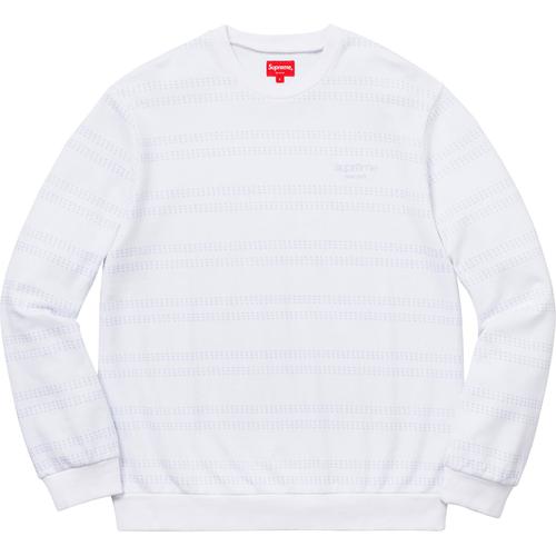 Details on Dash Stripe Crewneck None from spring summer
                                                    2018 (Price is $118)